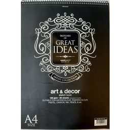 A4 Art & Decor Sketch Book 40's 165gsm (USP-924 A4)