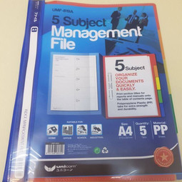 File Management Index UMF-819A PP5 (Dark Blue) (for English)