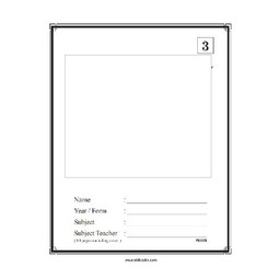 Exercise Book No.3 - Medium Single Line 70g 80pgs